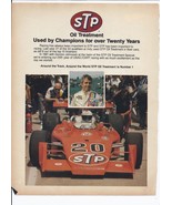 80&#39;s STP Oil Treatment Print Ad Automobile Car 8.5&quot; x 11&quot; - $27.31 CAD