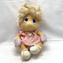 Vintage Muppet Babies Miss Piggy Plush Doll Hasbro Softies 12" Jim Henson 1983 - $16.35