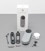Google Nest GA03696-US Doorbell Wired (2nd Generation) - Ash image 1