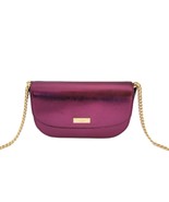 Kate Spade KI955 Krista Metallic Leather Flap Crossbody Handbag Dark Ras... - €67,29 EUR