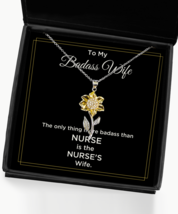 Nurse Wife Necklace Gifts, Birthday Present For Nurse Wife, Husband To Wife  - £40.17 GBP