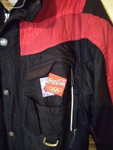 Coca Cola Coat Jacket 2002 Salt Lake City Winter Olympics Official Red Medium - £70.77 GBP