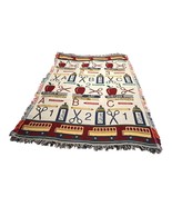 VTG Goodwin Weavers Teacher Throw Blanket – School Classroom Bus Books A... - €34,25 EUR