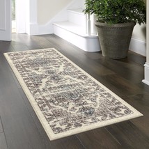 Distressed Tapestry Vintage Non Slip Runner Rug For Hallway Entry Way, N... - $44.93