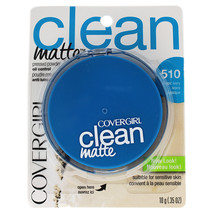 Clean Matte Pressed Powder - # 510 Classic Ivory by CoverGirl for Women ... - £7.24 GBP