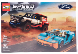 Lego SPEED CHAMPIONS: Ford GT Heritage Edition and Bronco R 76905 NEW - £68.40 GBP