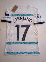 Raheem Sterling Chelsea FC EPL Match Slim Fit White Away Soccer Jersey 2... - $1,494.55 MXN