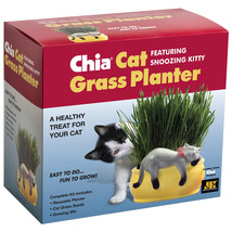 Chia Pet Planter - Cat Grass Snoozy Kitty - £17.63 GBP