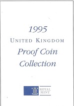 1995 Great Britain 8 Coin 2 Page C.O.A. Document Set - £3.28 GBP
