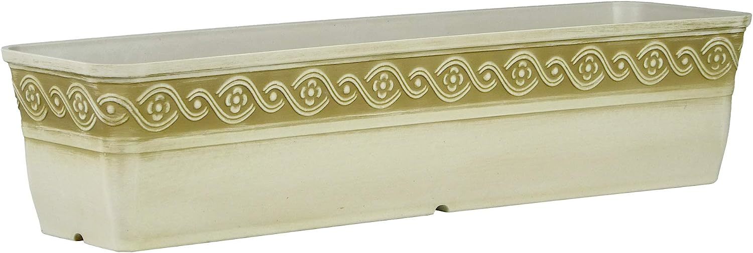 Primary image for Desert-Colored 18" Corinthian Trough Planter From Classic Home And Garden,, 514.