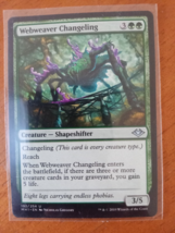 Webweaver Changeling Magic The Gathering Modern Horizons 192 Shapeshifte... - $2.02