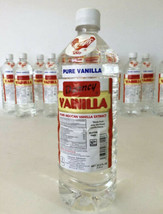 12 X Clear Danncy Pure Mexican Vanilla Extract 33oz Plastic Bottle From Mexico - £71.90 GBP