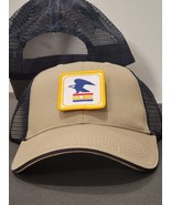 U.S. MAIL Tan/Black Mesh Strapback Hat - $27.39 CAD