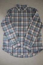 RALPH LAUREN Boy&#39;s Long Sleeve Cotton Button Down Dress Shirt Size L (14... - $12.86
