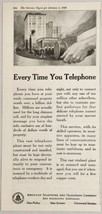 1920 Print Ad American Telephone &amp; Telegraph Old Time Phones AT&amp;T - £14.56 GBP