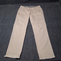 Under Armour Showdown Golf Chino Pants Men Size 36x34 Khaki Tan - £24.97 GBP