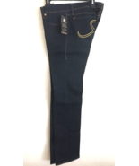 Rock &amp; Republic Lowrise Straight Stella Women Denim Jeans Blue Gold &quot;R&quot; ... - $90.93 CAD