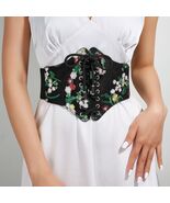 Black or Pink Elastic Corset Belt - $23.99