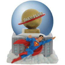DC Comics Superman Flying and Daily Planet Logo 100mm Water Globe NEW UNUSED - £38.52 GBP