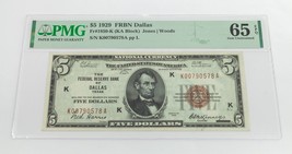 1929 Nazionale Dallas Fr #1850-K (Ka Blocco) Selezionato Da PMG Gemma UN... - $742.48