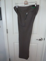 Alfani Straight Leg Curvy Dress Pants Womens 8  Olive Green w 34 I 32 R 11 - £14.69 GBP