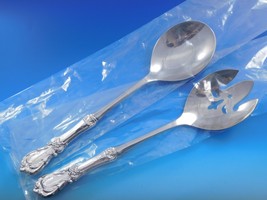 Burgundy by Reed and Barton Sterling Silver Salad Serving Set Pierced Custom  - $147.51