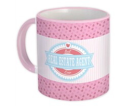 Best Real Estate Agent Ever : Gift Mug Cute Christmas Birthday Vintage Retro - £12.50 GBP