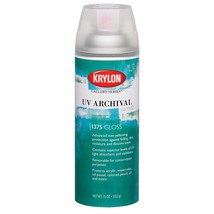 Krylon K01375000 Gallery Series UV Archival Varnish Aerosol Spray, Gloss... - £22.01 GBP