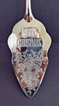 International Silver Co Silver Plate Christmas Serving Trowel 12" x 3" - $13.09