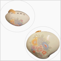 Vintage Ceramic Potpourri Pomander Freshener Floral Fragrance Seashell Shape - £11.87 GBP