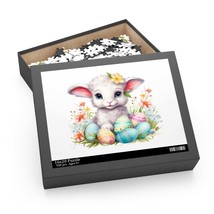 Personalised/Non-Personalised Puzzle, Easter, Lamb, awd-253, (120, 252, 500-Piec - £19.88 GBP+