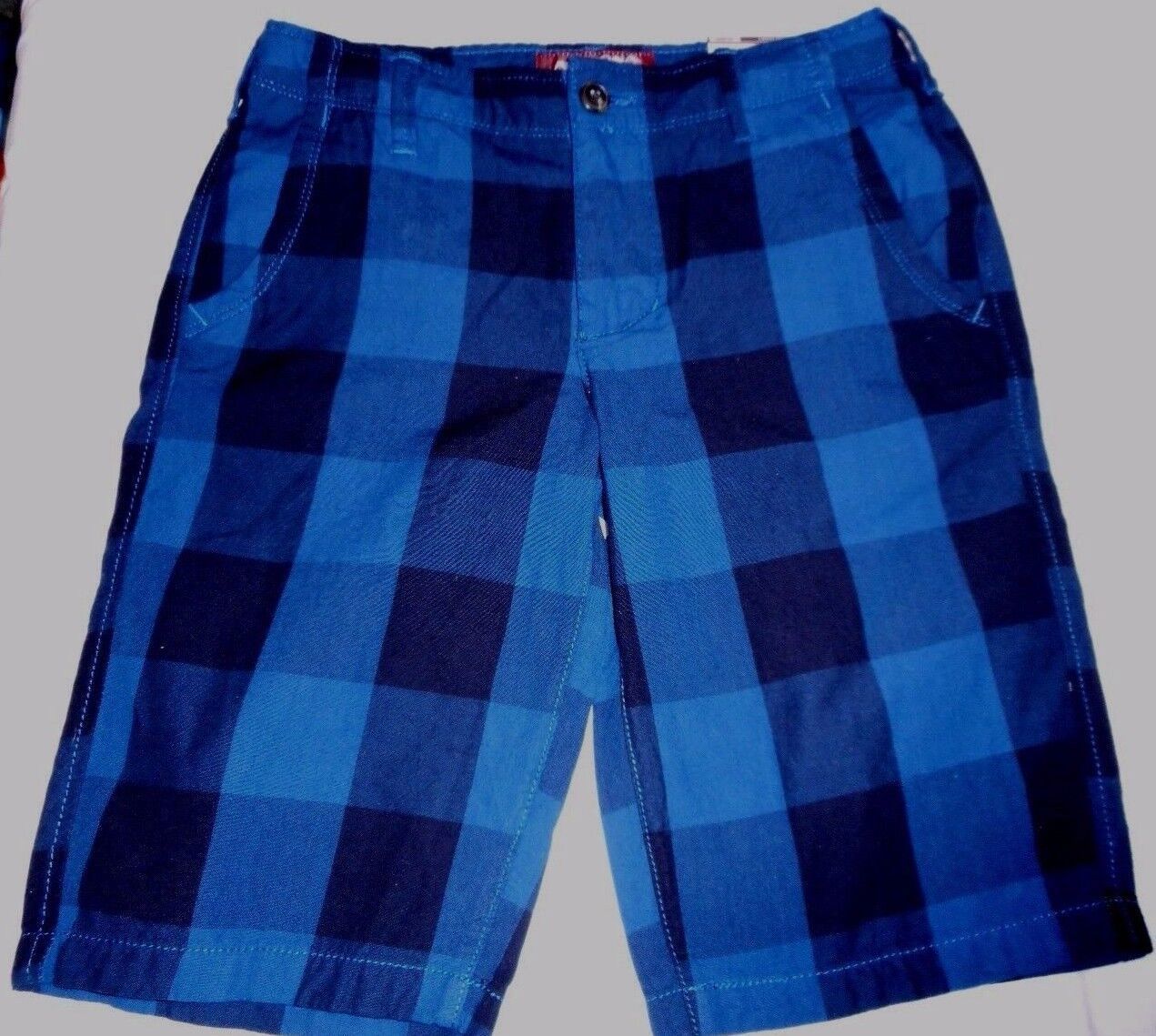 Boy&#39;s Arizona Chino Shorts  Poseiden Navy Size 14 Regular New W Tags - $13.54