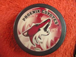 NHL Phoenix Coyotes Official Licensed Product Hockey Puck InGlasco Slovakia - £5.38 GBP