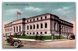 Central Library Building St Louis Missouri MO UNP DB Postcard P20 - £2.77 GBP