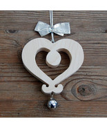 Tyrolean Wooden Heart with Crystal,Valentine&#39;s Day Gift for WomenMother&#39;... - $31.19 CAD+