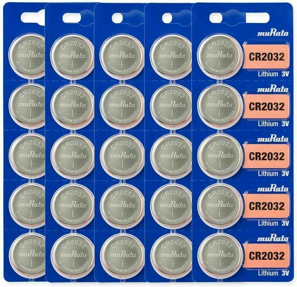 Primary image for 20 Fresh SONY/MURATA CR2032 DL2032 CR2032 CMOS Lithium 3V Watch Battery Exp 2030