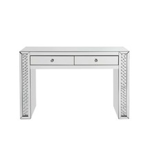 Nysa Vanity Desk, Mirrored &amp; Faux Crystals - $688.00