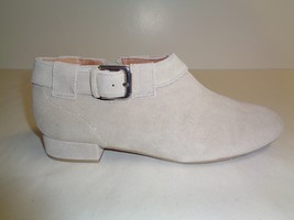 Nina Size 7.5 Drena Parchment Sport Tan Suede Ankle Boots New Womens Shoes - £85.13 GBP