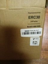 Bigger Ribbon Cartridge For ERC30 Black Red Ribbon 24 Pack - £11.15 GBP