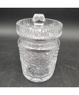 Vintage WATERFORD Crystal Glass Honey Pot Condiment Jar w/ Lid ~ Made in... - $47.37 CAD
