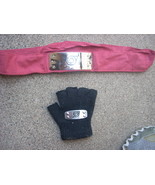 naruto red headband  and black naruto knit glove cosplay costume - $28.25