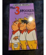 The Three Stooges RARE Animated Cartoon Favorites RARE 1965 VHS 3 Stooges - $169.16 MXN