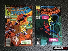 Marvel 1991 Vintage Comics The Spectacluar Spider-Man 177 June &amp; 178 July - $10.88