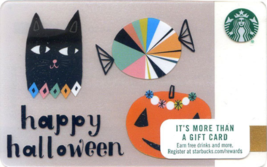 Starbucks 2017 Happy Halloween Collectible Gift Card New No Value - £1.58 GBP