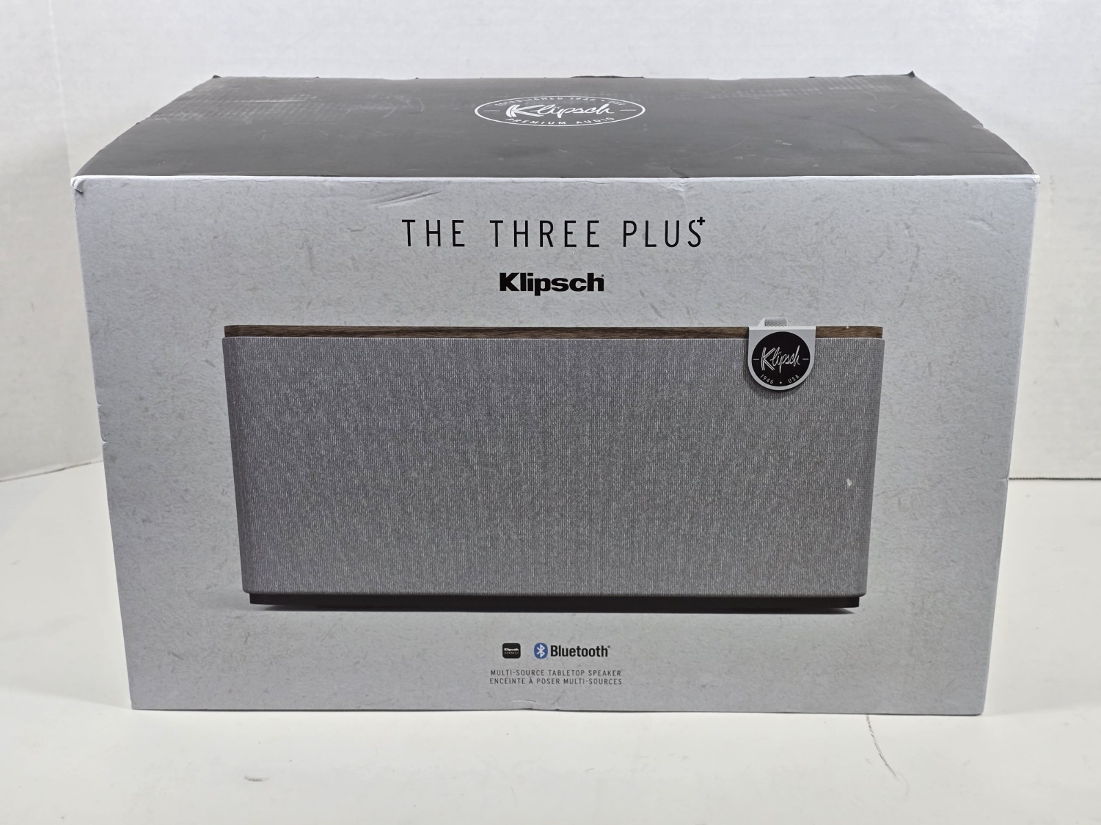 Klipsch The Three Plus Premium Tabletop Bluetooth Speaker System - Walnut - $222.75
