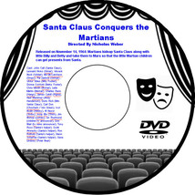 Santa Claus Conquers the Martians 1964 DVD Film Adventure John Call Leonard Hick - £3.90 GBP
