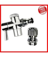 All-Metal Brass Diverter Valve: Connect Shower, Garden Hose, or Washing ... - $48.50