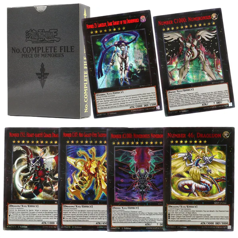148 Pcs Yugioh Card SER Letter in English NO.COMPLETE FILE Number Card - £20.47 GBP