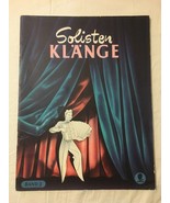 Solister Klange Music Book Band 2 Apollo Printed In Germany 24 Pages - $301.80 MXN