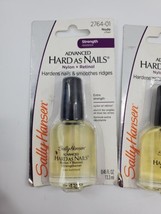 2X Sally Hansen Advanced Hard As Nails Strength Treatment Hardener 2764-... - £7.85 GBP